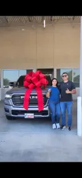 Congratulations to Kimberly Peña and Jesus Hector Cavazos on purchasing a 2025 RAM 1500 Laramie